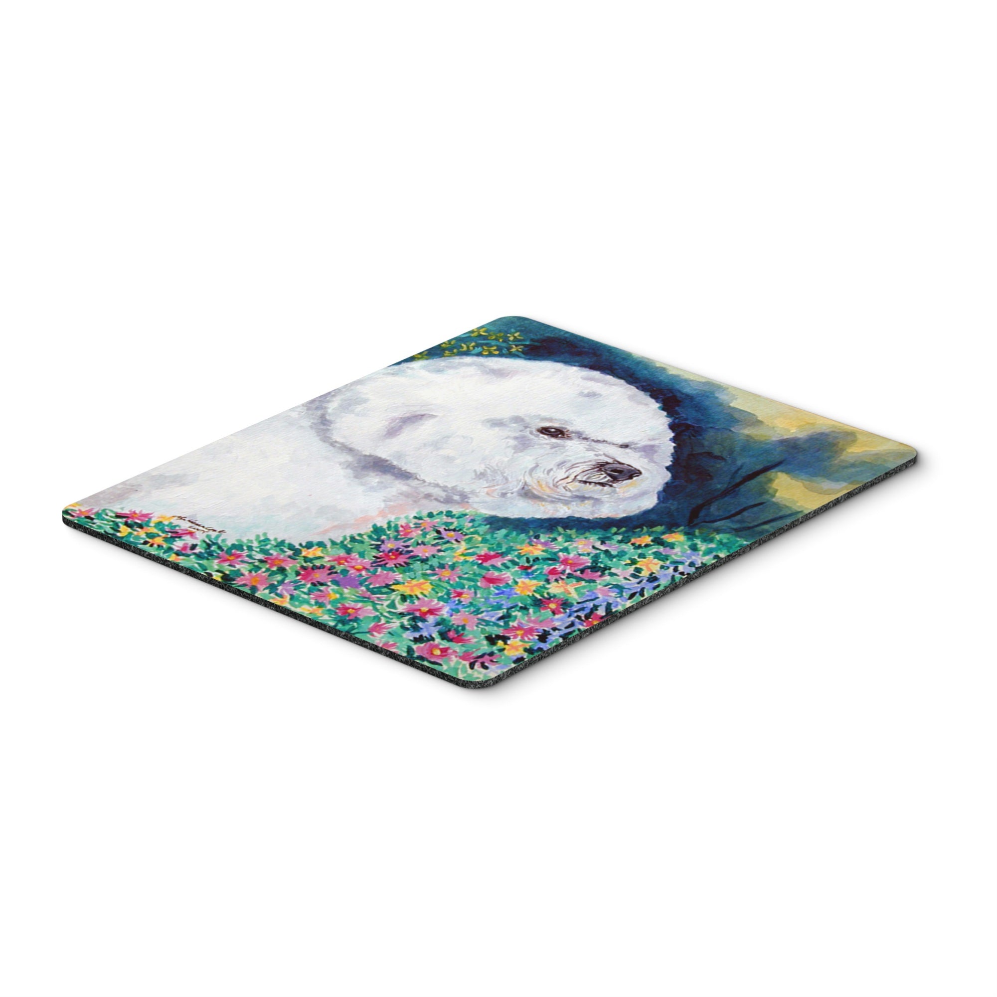 'Caroline'S Treasures Mouse/Hot Pad/Trivet, Bichon Frise In The Flowers (7225Mp)''